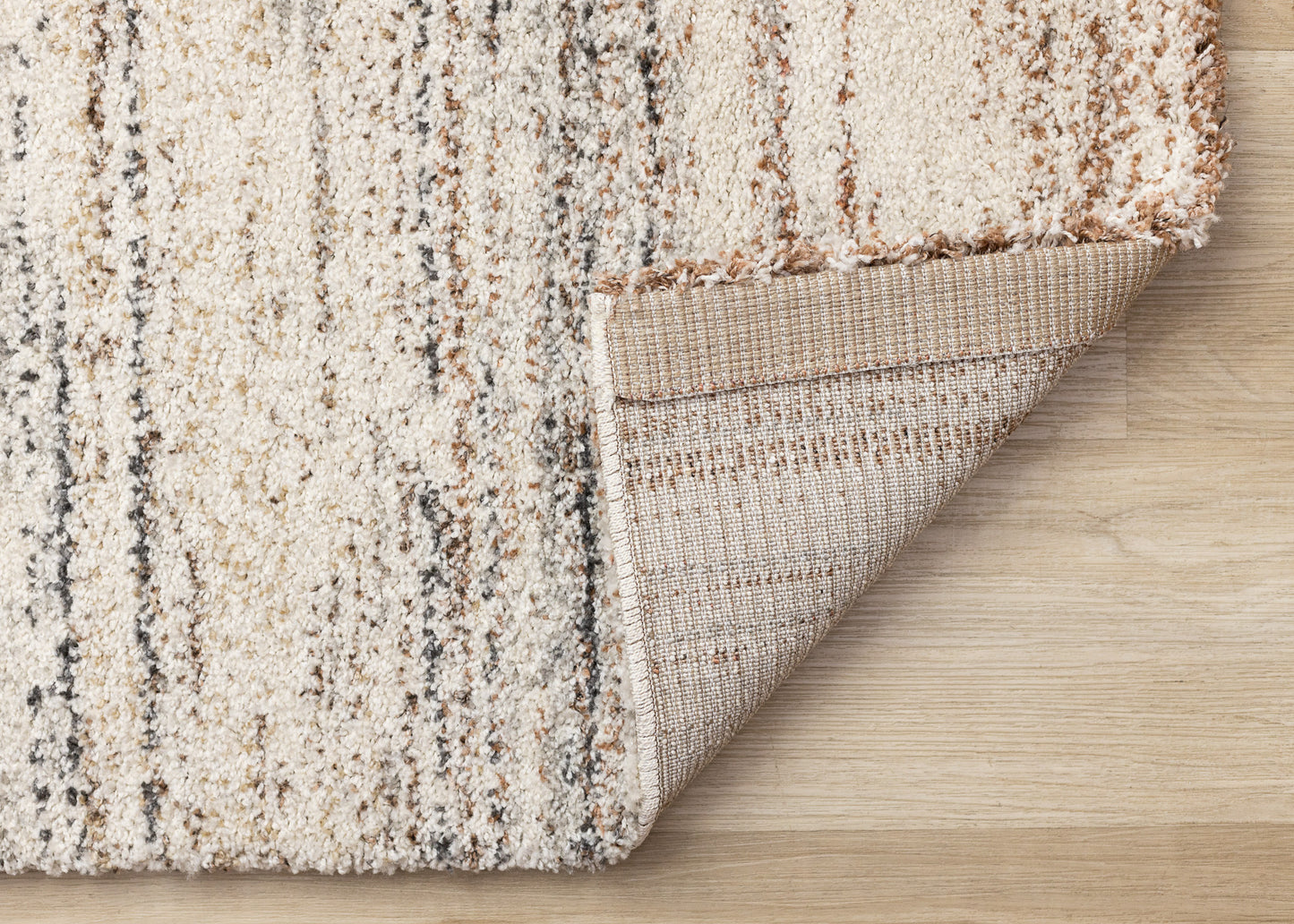 Contemporary Distressed White Area Rug