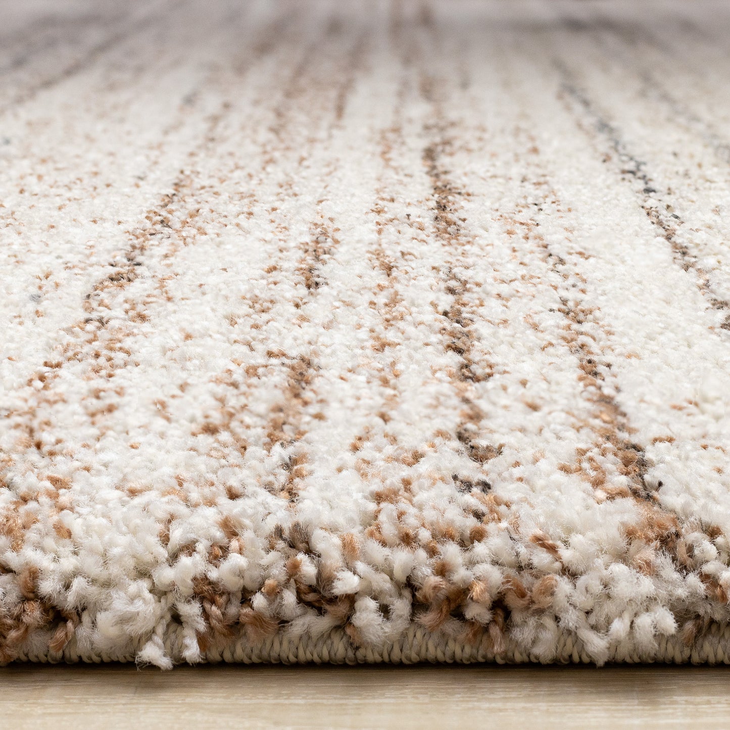 Contemporary Distressed White Area Rug