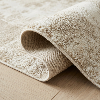 Alfombra beige moderna abstracta Nomad