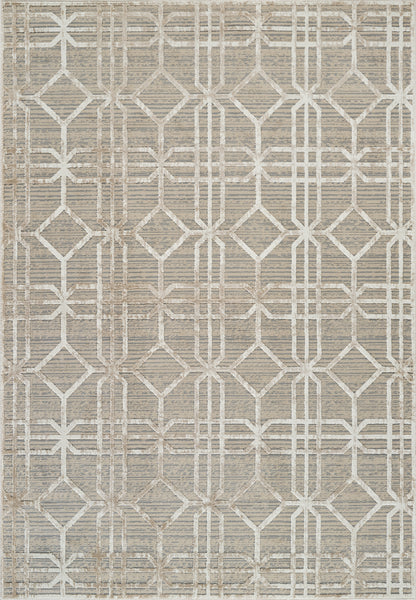 Alfombra beige moderna abstracta Nomad