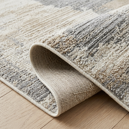 Alfombra Nomad Abstract Modern Cream
