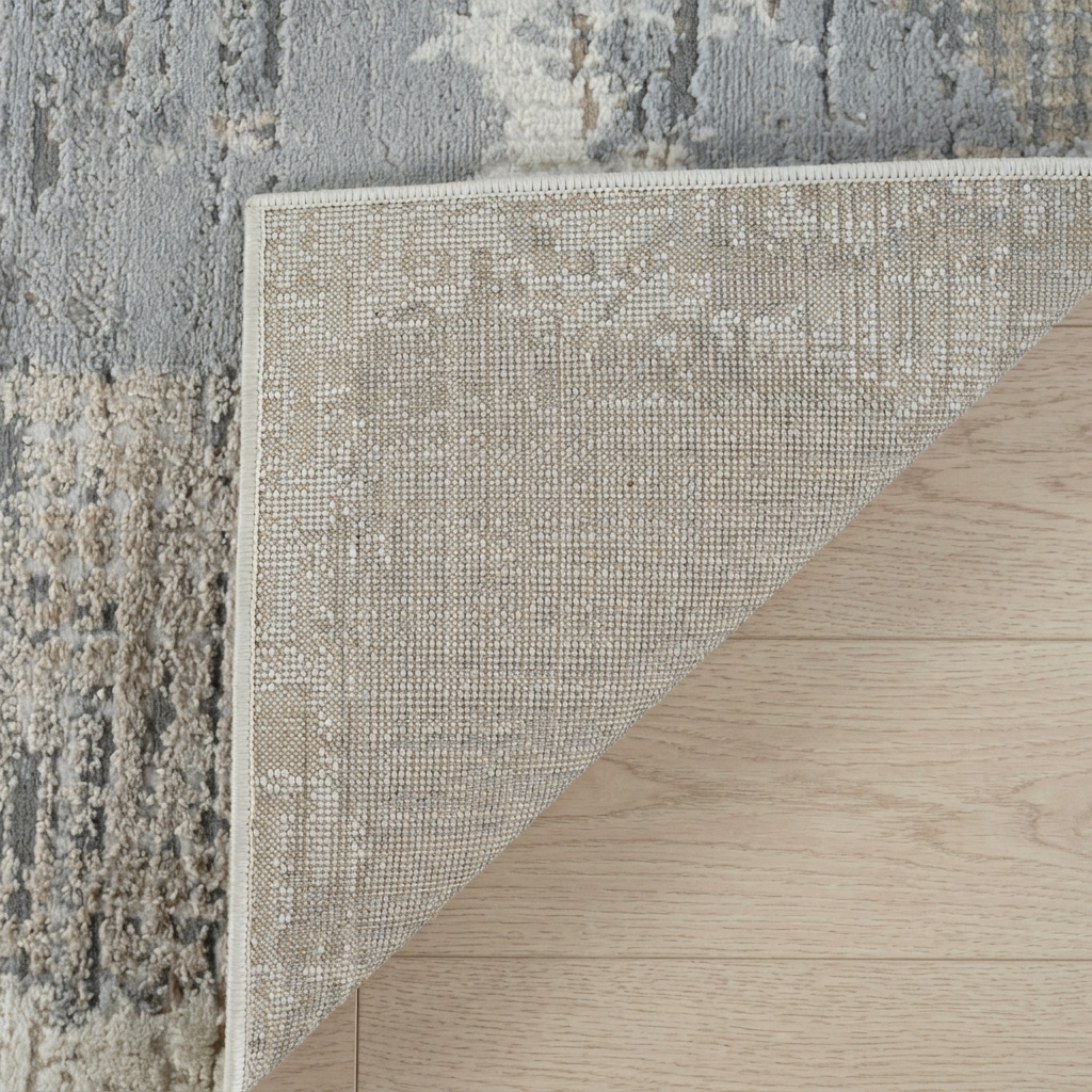 Alfombra Nomad Abstract Modern Cream