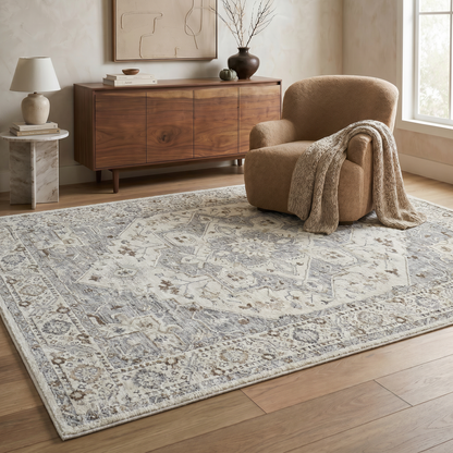 Tapis Oriental Persan Nomad Gris