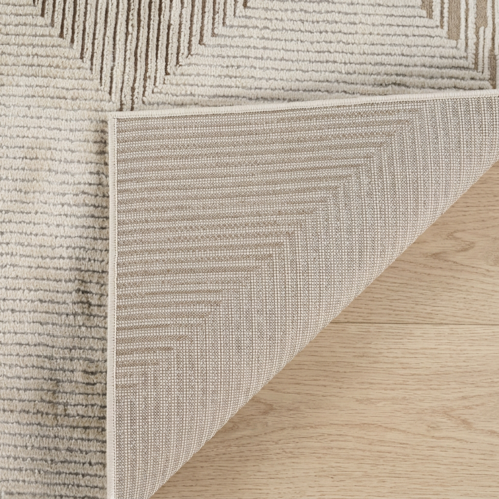 Alfombra beige moderna abstracta Nomad