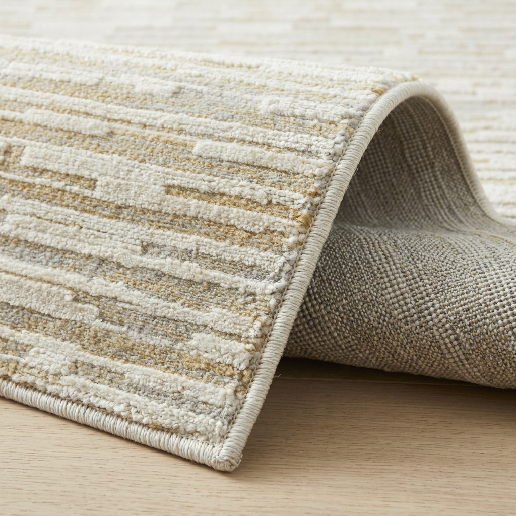 Alfombra beige moderna abstracta Nomad