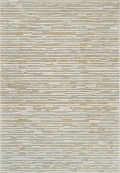 Riva Abstract Contemporary Beige and Brown Indoor Rug