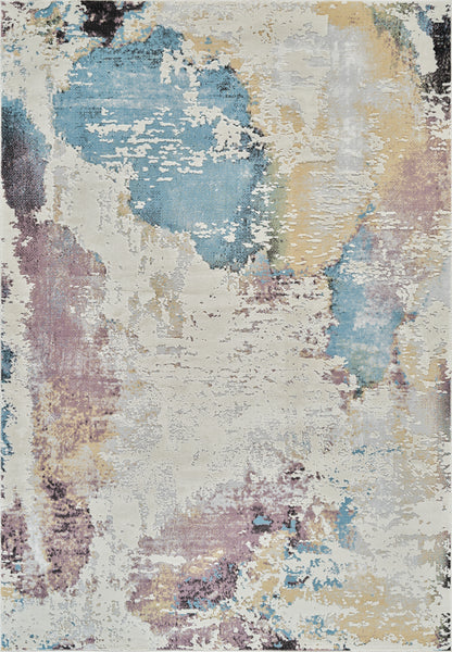 Alfombra beige moderna abstracta Nomad