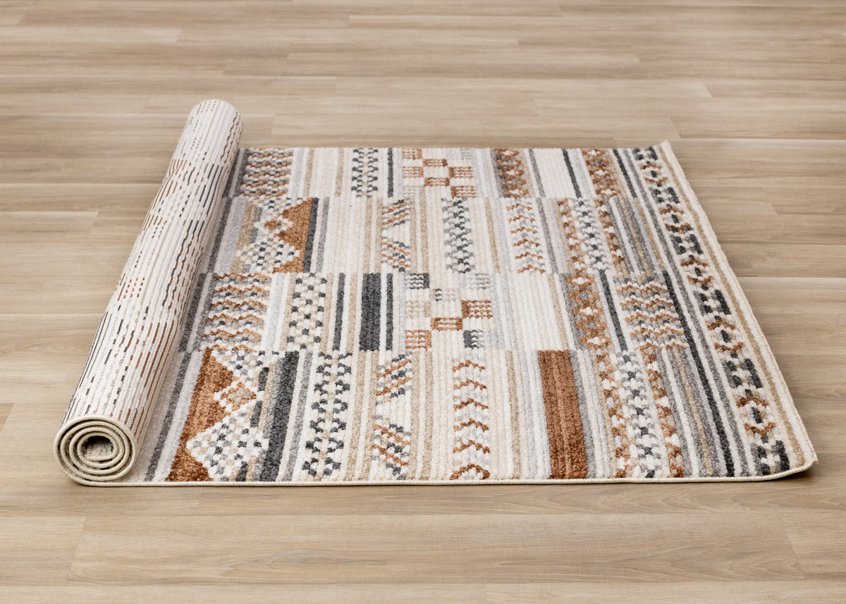 Tribal Southwestern Cream Area Rug