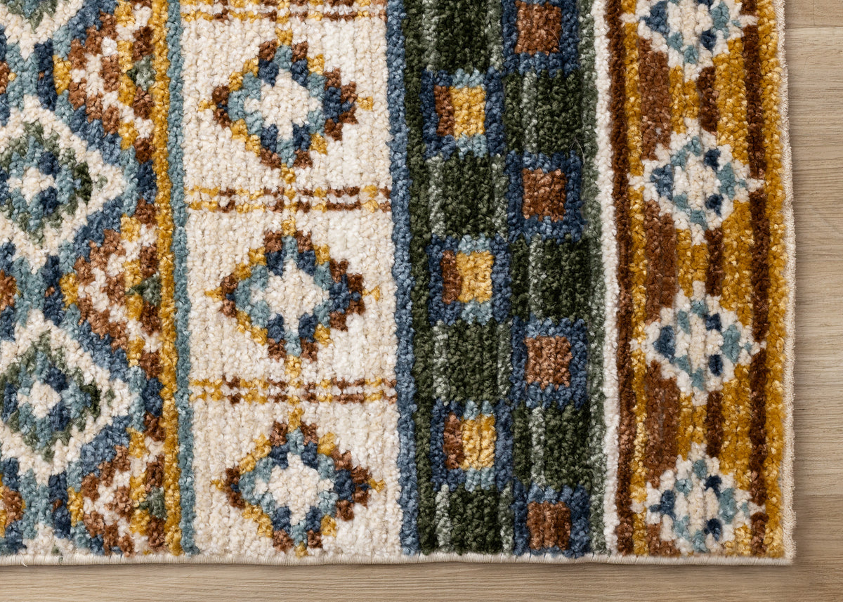 Tribal Southwestern Cream Area Rug
