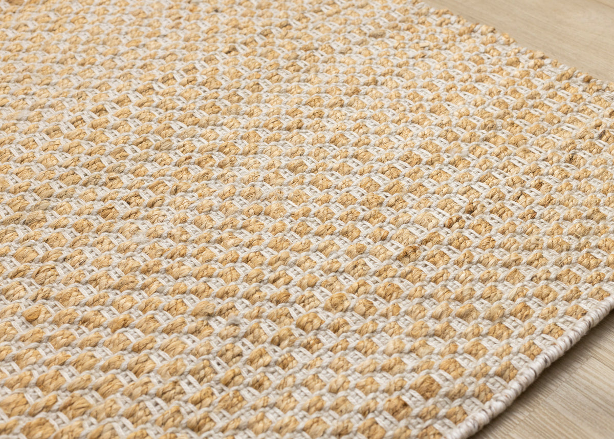 Contemporary Stripes Cream Area Rug