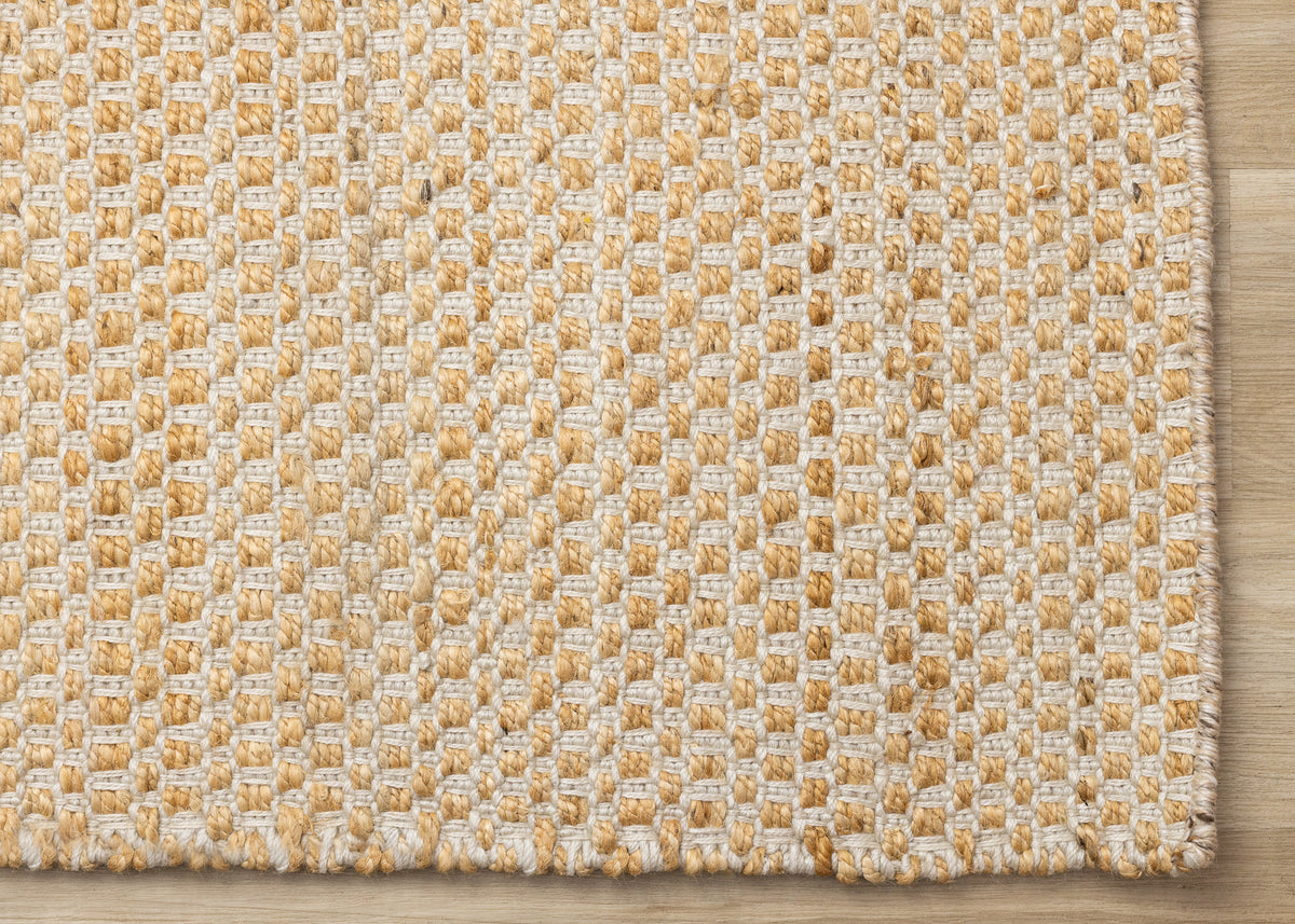 Contemporary Stripes Cream Area Rug