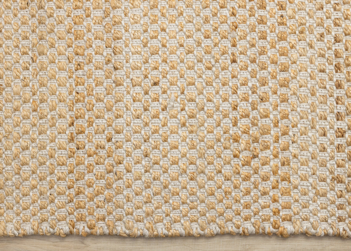 Contemporary Stripes Cream Area Rug
