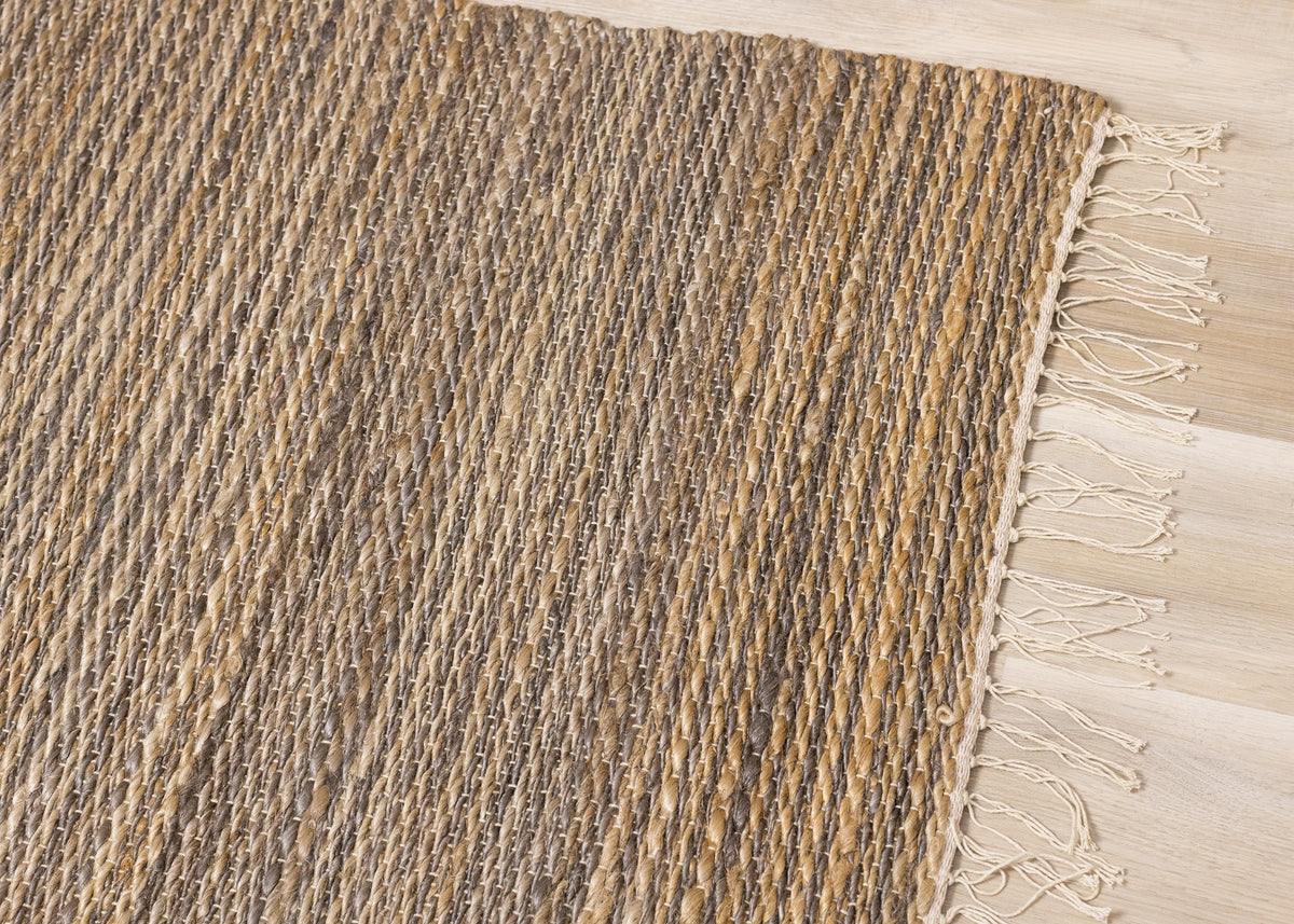 Natural Tonal Solid Taupe Area Rug