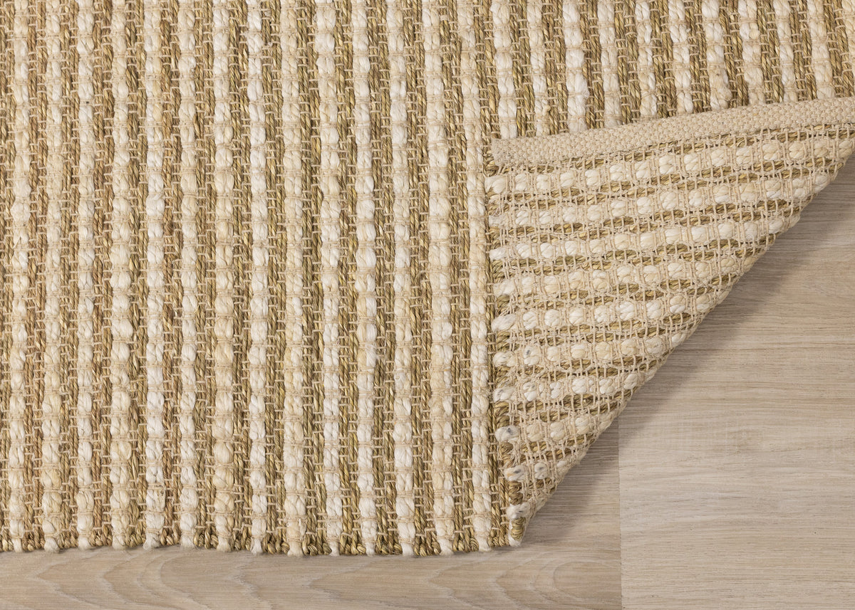 Contemporary Tonal/Solid Beige Area Rug