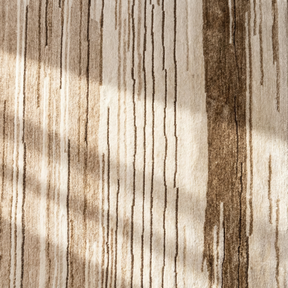 Alfombra beige moderna abstracta Maya