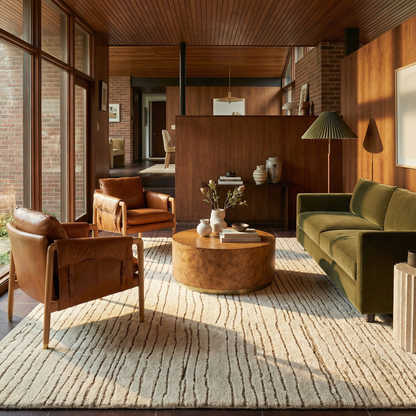 Tapis beige moderne Maya Boho