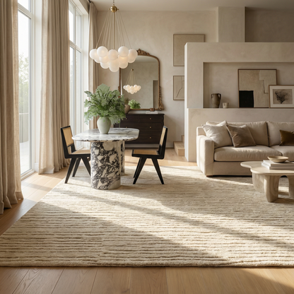 Tapis beige moderne Maya Boho