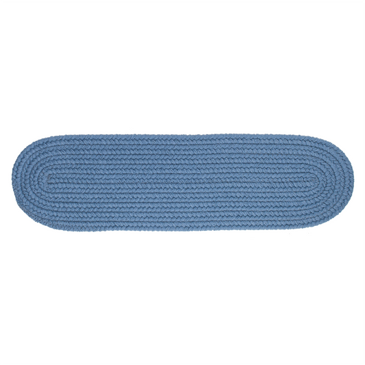 Solid Poly Farmhouse Marina Blue  Indoor Stair Tread