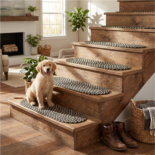 Mayflower Farmhouse Forest Green  Indoor Stair Tread