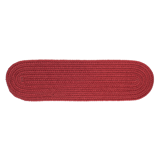 Solid Poly Farmhouse Colonial Red  Indoor Stair Tread