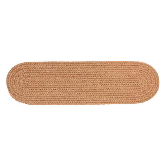 Solid Poly Farmhouse Camel  Indoor Stair Tread