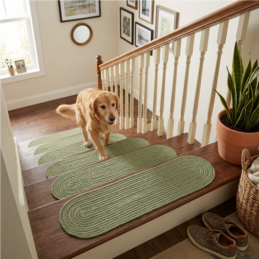 Solid Poly Farmhouse Olive  Indoor Stair Tread