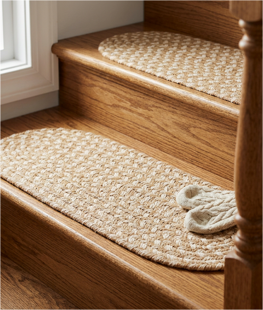 Manhattan Farmhouse Natural  Indoor Stair Tread