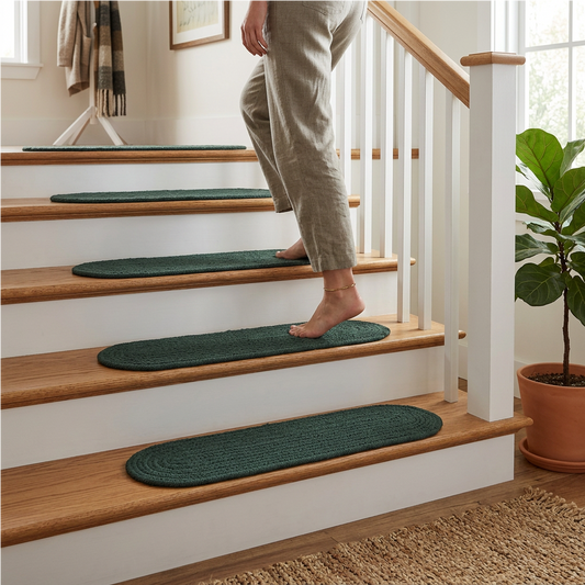 Solid Poly Farmhouse Spruce Green  Indoor Stair Tread