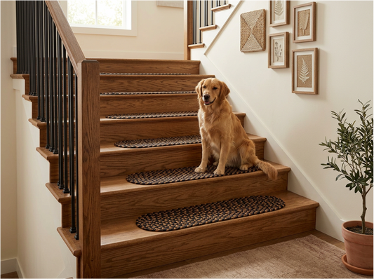 Mayflower Farmhouse Brown Fudge  Indoor Stair Tread