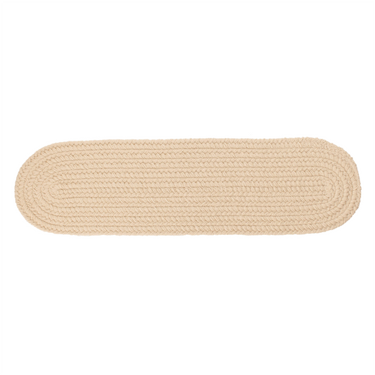 Solid Poly Farmhouse Cream  Indoor Stair Tread