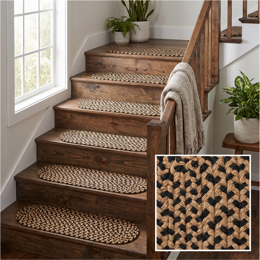 Mayflower Farmhouse Natural Earth  Indoor Stair Tread