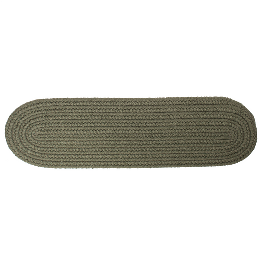 Solid Poly Farmhouse Dark Sage  Indoor Stair Tread