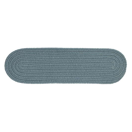 Solid Poly Farmhouse Ocean Blue  Indoor Stair Tread