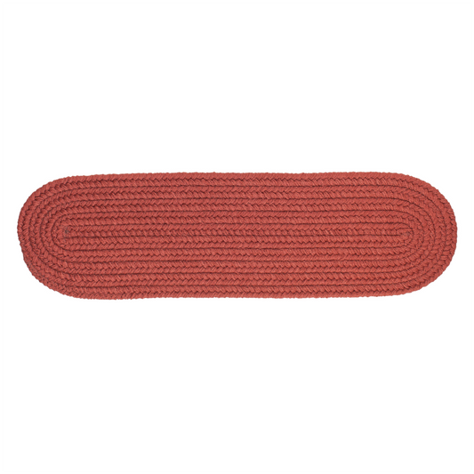 Solid Poly Farmhouse Terra Cotta  Indoor Stair Tread