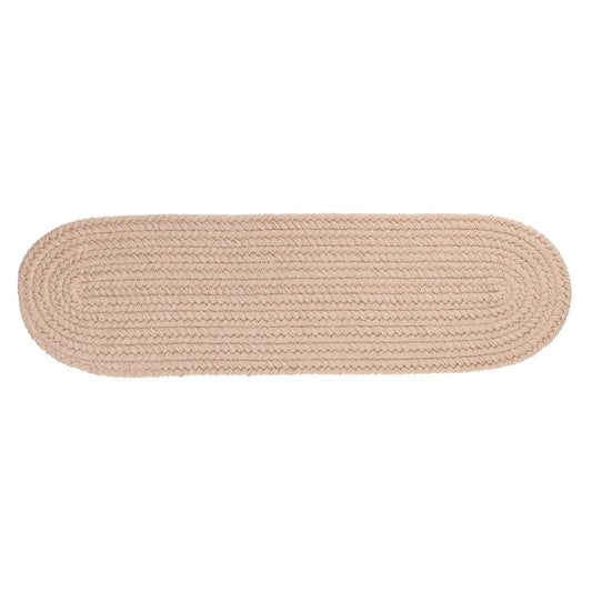 Solid Poly Farmhouse Beige  Indoor Stair Tread