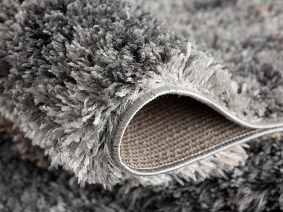 Tapis Arden géométrique contemporain gris et blanc