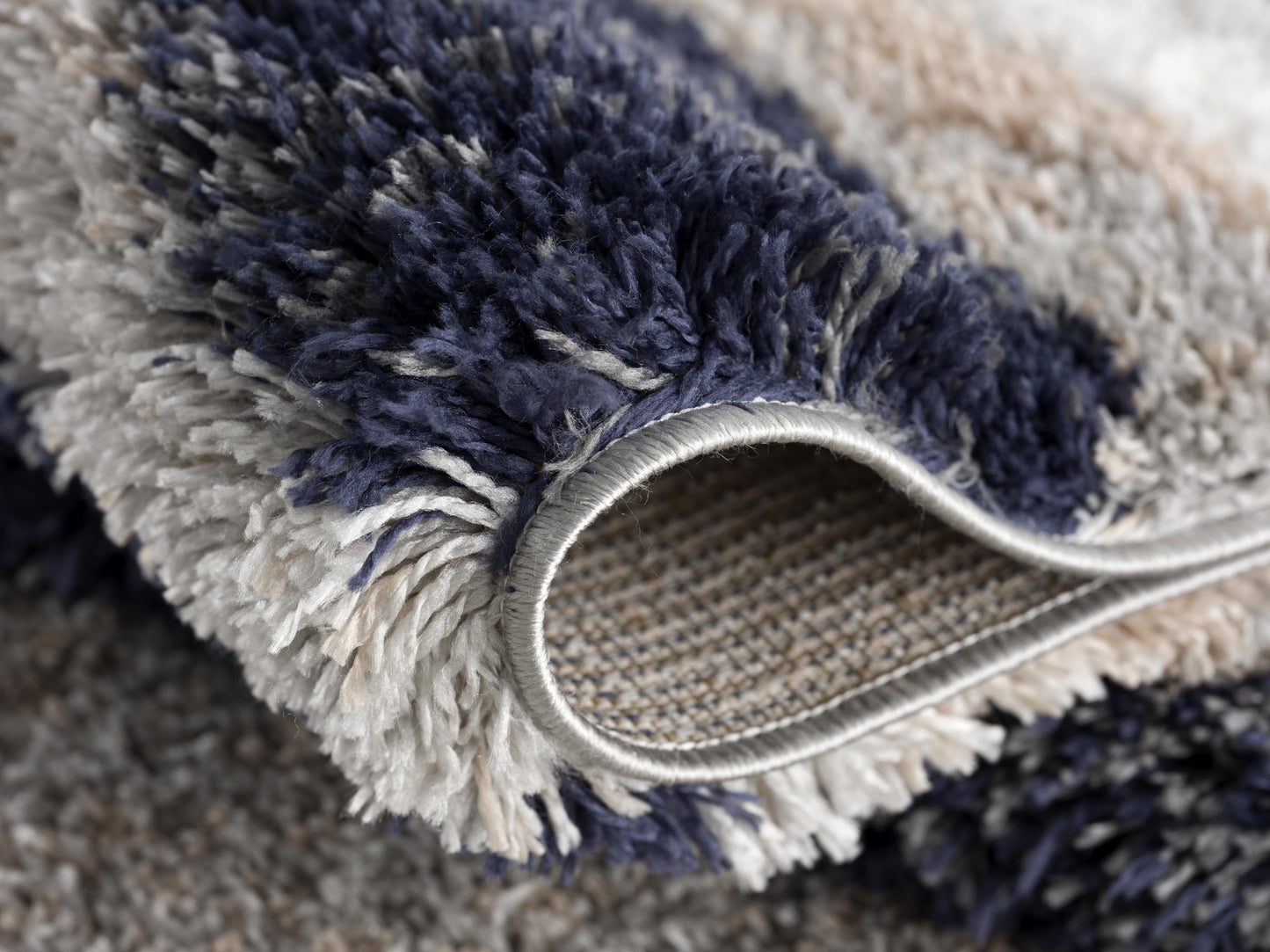 Cinder Abstract Contemporary Beige and Grey Indoor Rug