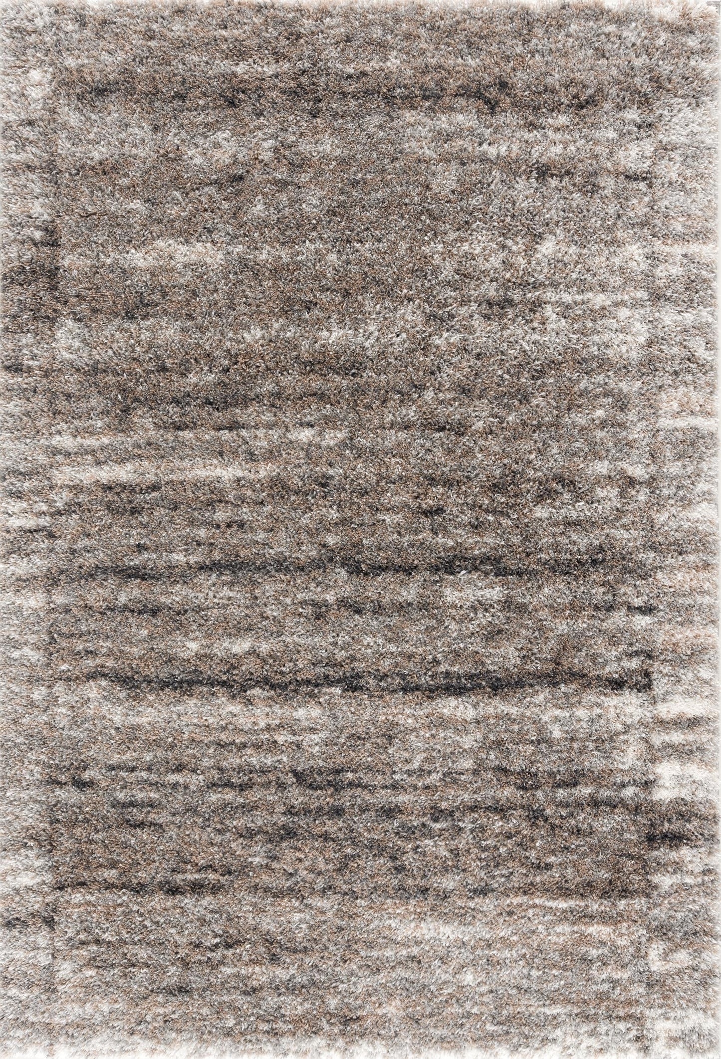 Soren Tonal Stripe Contemporary Beige and Brown Indoor Rug