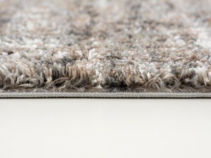 Soren Tonal Stripe Contemporary Beige and Brown Indoor Rug