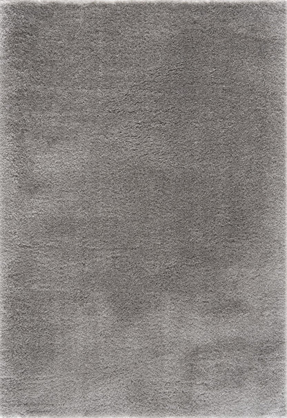 Asahi Solid Contemporary Grey Indoor Rug