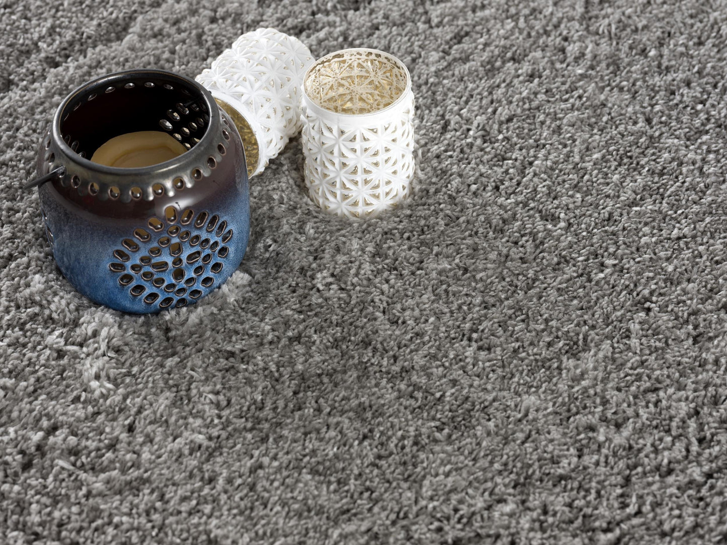 Asahi Solid Contemporary Grey Indoor Rug