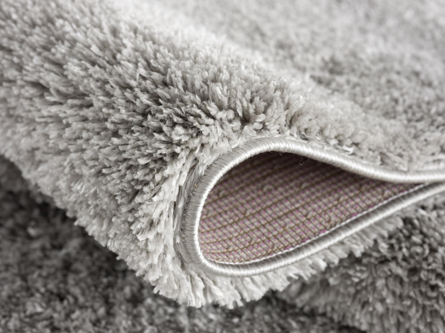 Asahi Solid Contemporary Grey Indoor Rug