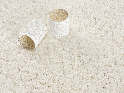Asahi Solid Contemporary Beige Indoor Rug