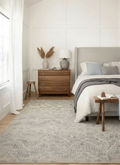 Alfombra contemporánea abstracta beige Havana