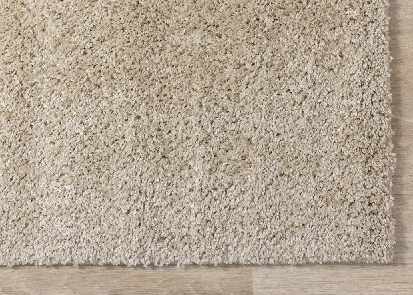 Alfombra moderna en tonos beige lisos