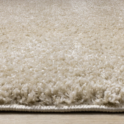 Alfombra moderna en tonos beige lisos