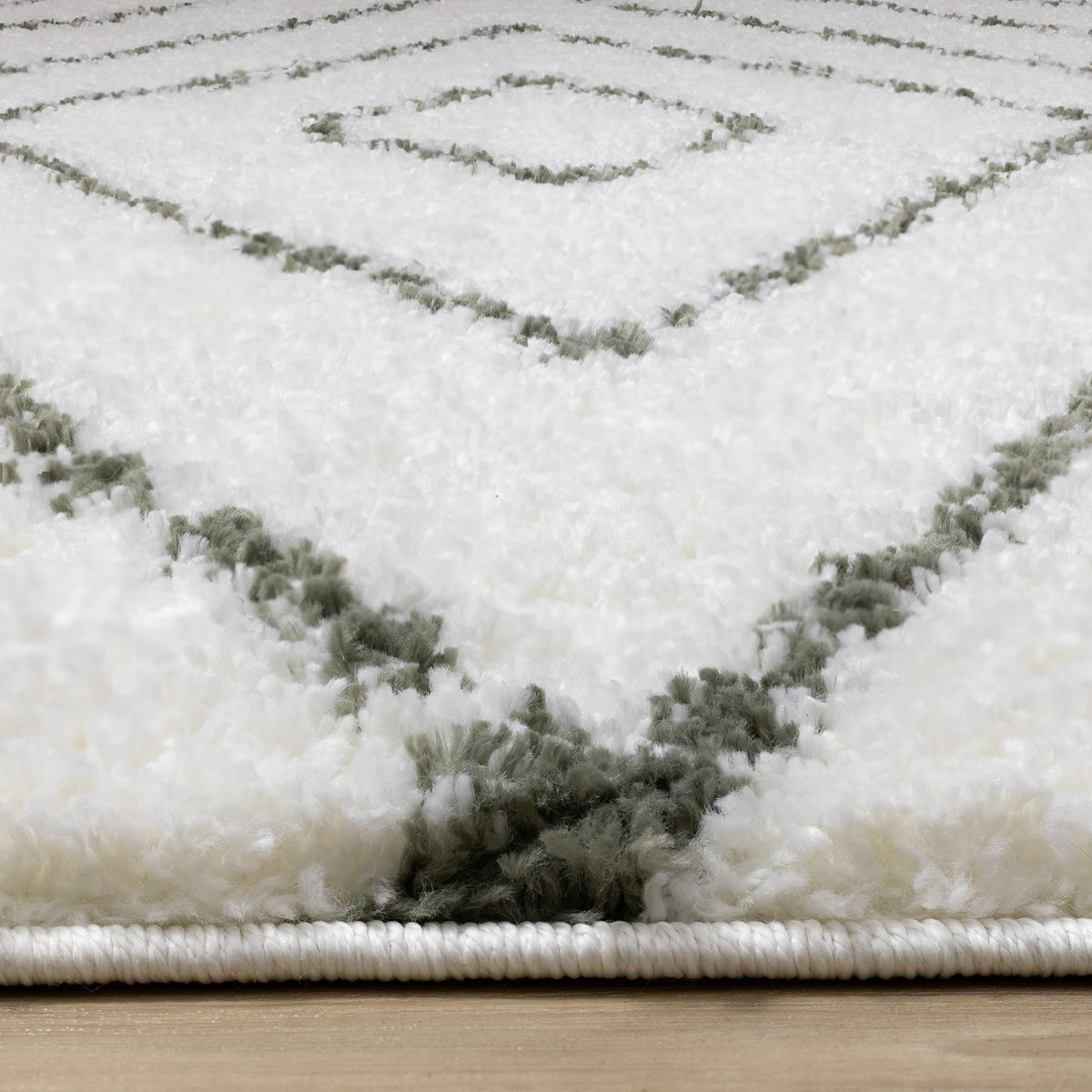 Contemporary Geometric Cream Area Rug