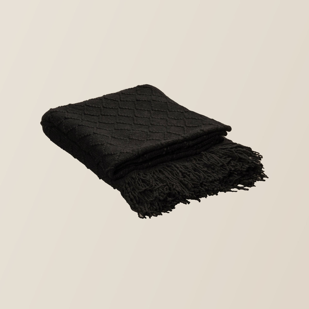 Alden Acrylic Black Throw