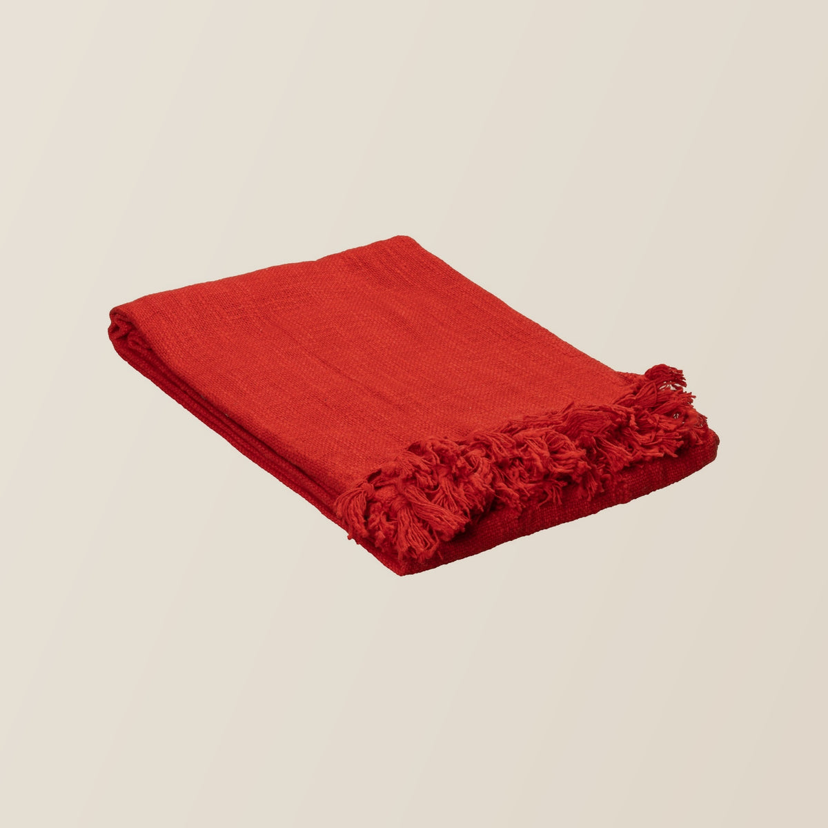 Sova Cotton Red Throw