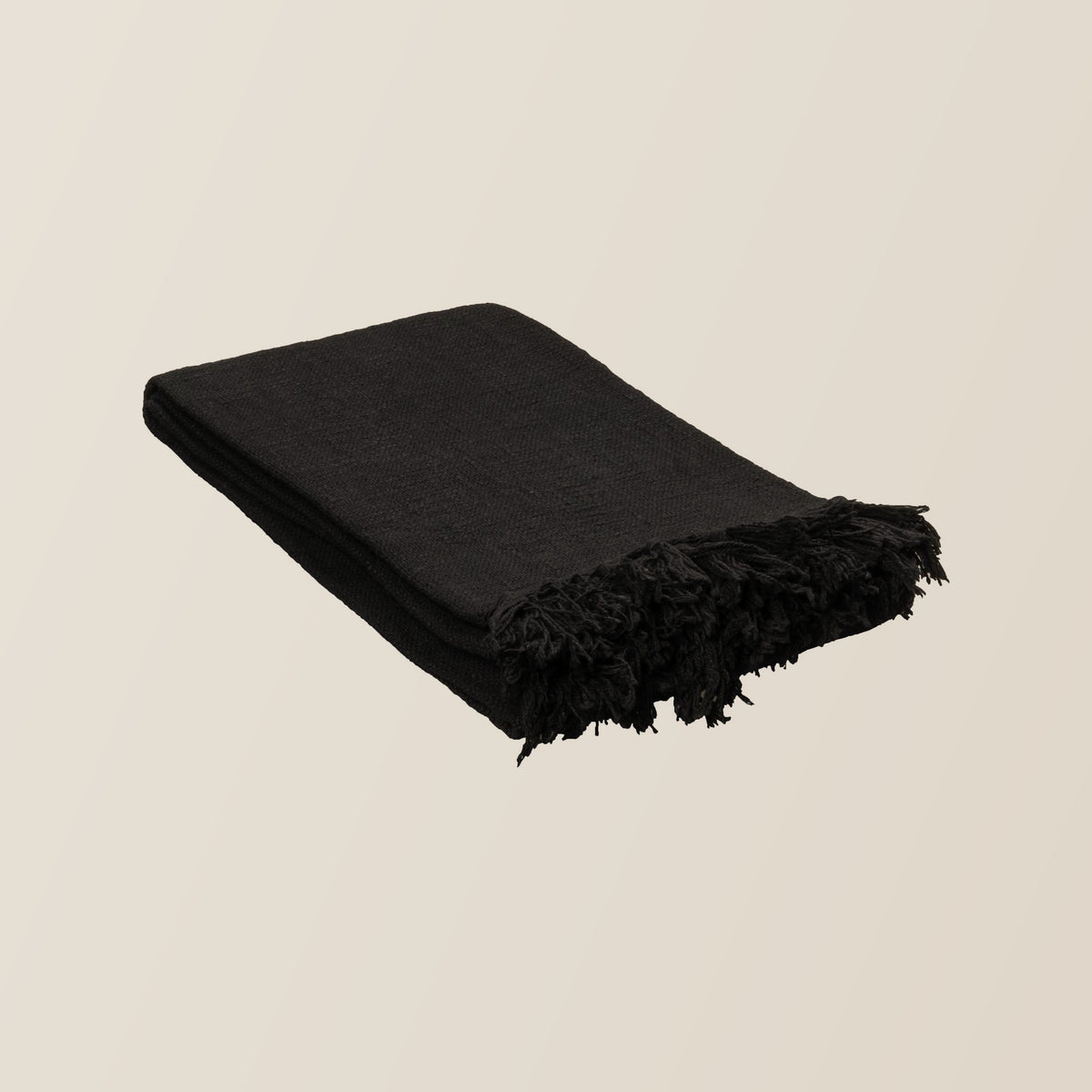 Sova Cotton Deep Black Throw